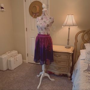 Disney Tangled Lights Chiffon Skirt